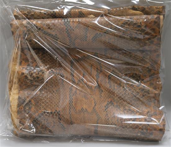 A python skin